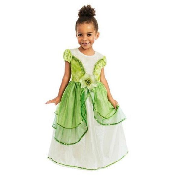 Little Adventures Girls 7-9 (XL) Lily Pad Princess Costume - Picture 1 of 7